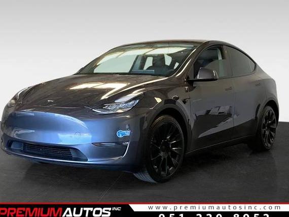 TESLA MODEL Y 2021 5YJYGDEE9MF080254 image